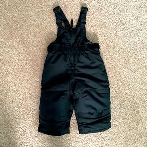 Cat&jack snow bib, black sz 12m